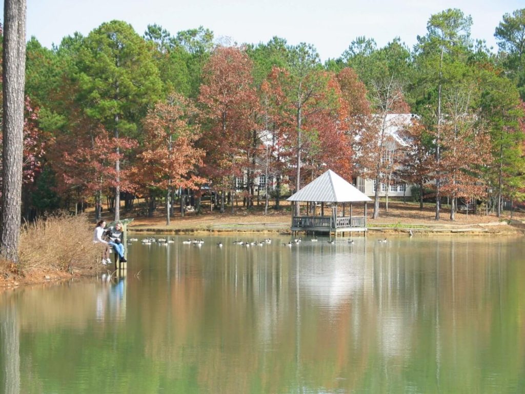 The lake at Magnolia Creek represents how Magnolia Creek made a difference