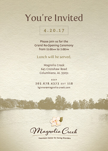 magnolia creek grand opening invite